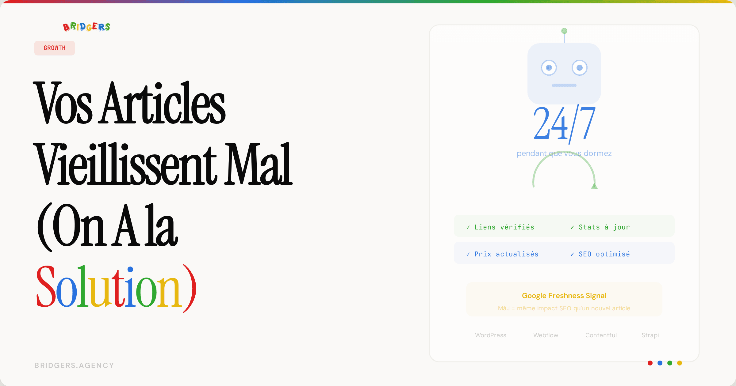Agent IA : Comment Auto-Updater Vos Articles de Blog (et Pourquoi C'est Devenu Indispensable)