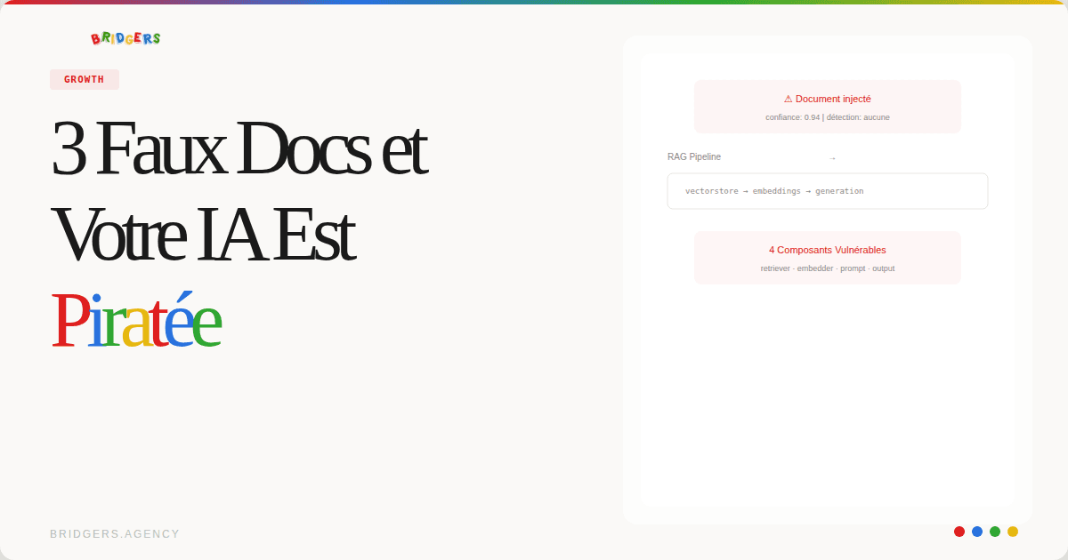 Empoisonnement RAG : 3 faux documents suffisent à pirater votre IA