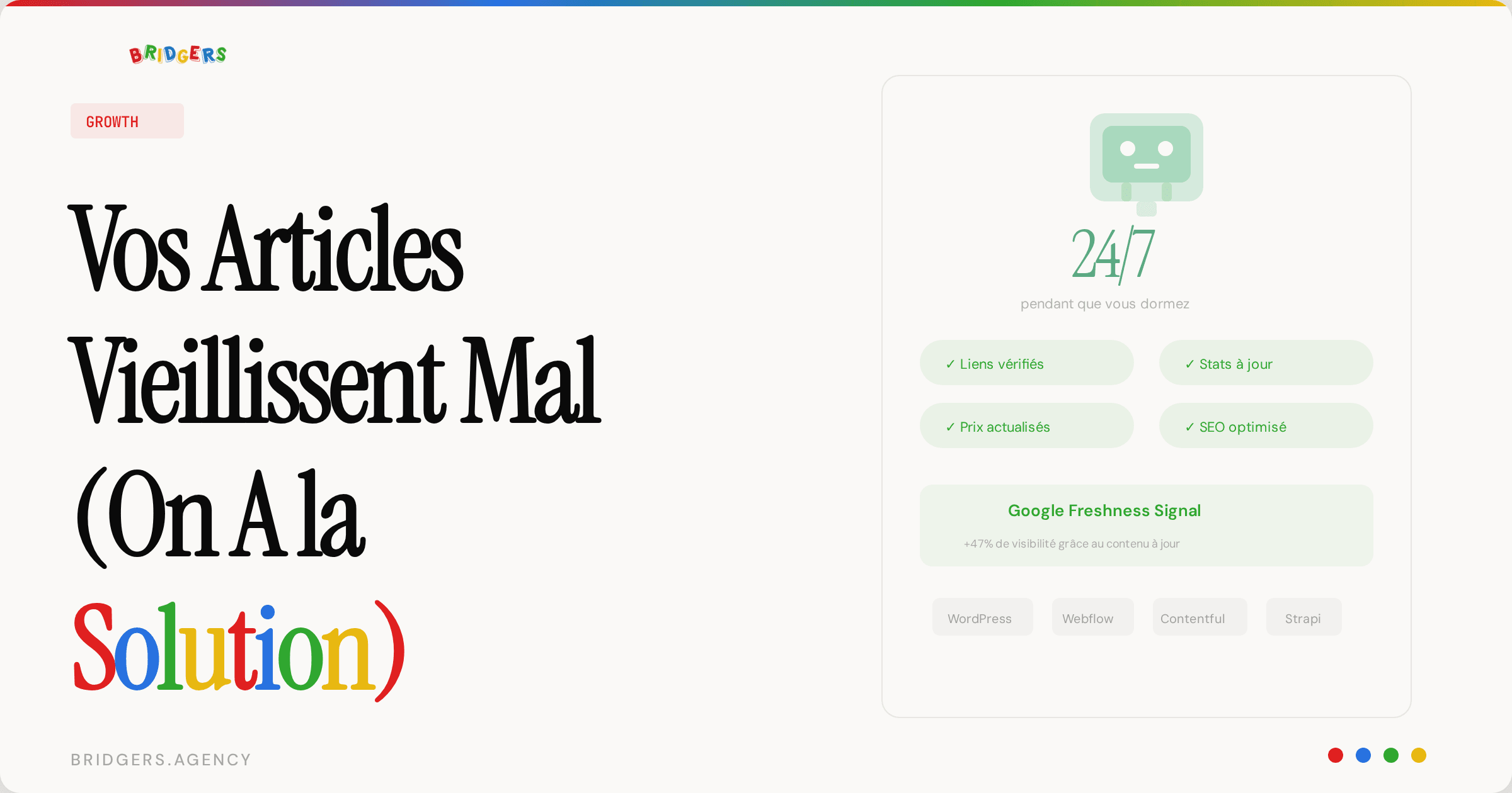 Agent IA : Comment Auto-Updater Vos Articles de Blog (et Pourquoi C'est Devenu Indispensable)